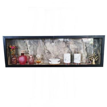 Imagem de Nicho Banheiro Porcelanato Àgata 100x30 - 2 peças de 50cm - Belo Nicho