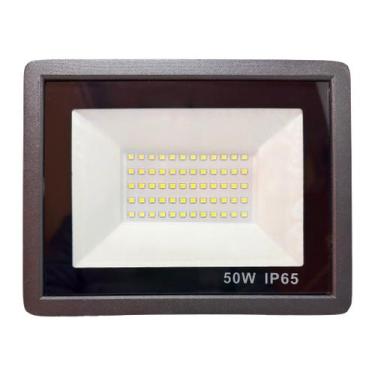 Imagem de Refletor LED 50W Branco 6500K Bivolt - Poliled