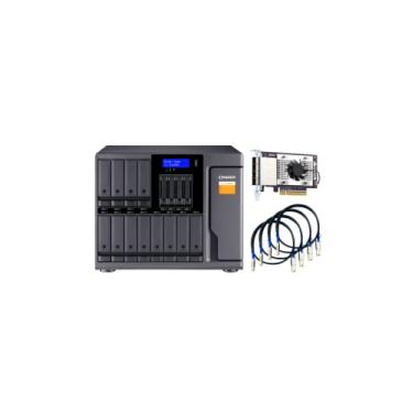 Imagem de QNAP Gabinete de armazenamento JBOD TL-D1600S 16 Bay SATA 6 Gbps. Cartão de interface P...