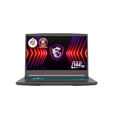 Imagem de Laptop para jogos MSI A15 B7UCX-218US Fino, FHD de 15,6 polegadas 144 Hz, Ryzen 5-7535HS, NVIDIA Geforce RTX 2050, DDR5 8 GB, SSD NVMe de 512 GB, Cooler Boost 5, Win 11, preto