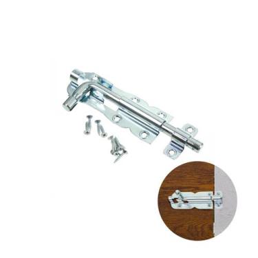 Imagem de Trinco Simples de Fio Redondo Em Aço Galvanizado 15 Cm Cromado - Uniao