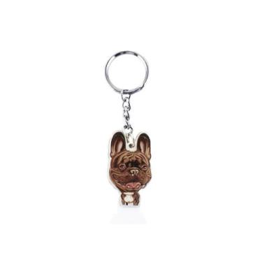 Imagem de Chaveiro Heads De Metal - Bulldog Francês - The Heads