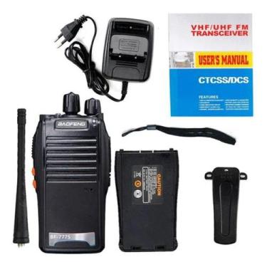 Imagem de Kit 2 Radio Walk Talk Comunicador 16 Ch 12Km Baofeng 777S