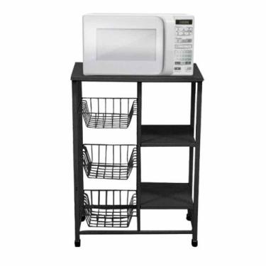 Imagem de Suporte De Chão Para Microondas Forno Elétrico Filtro De Água Com Frut