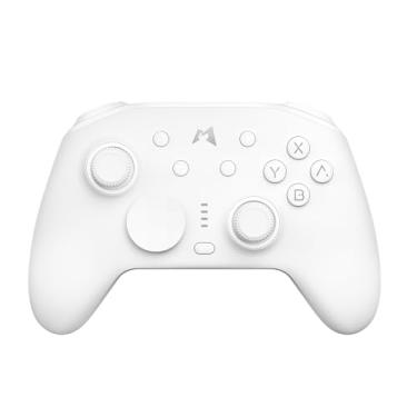 Imagem de MOBAPAD N1 HD White – Wireless Controller for Nintendo Switch & Switch 2, Hall-Effect Sticks, HD Rumble, 6-Axis, NFC, App Macros, PC Dongle – X/D/N Pro Modes