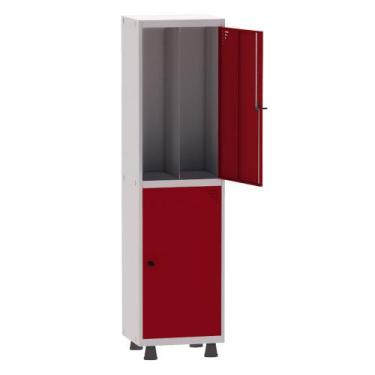 Imagem de Armário Guarda Volume Locker Roupeiro Insalubre 1 Vãos 02 Portas GRP50