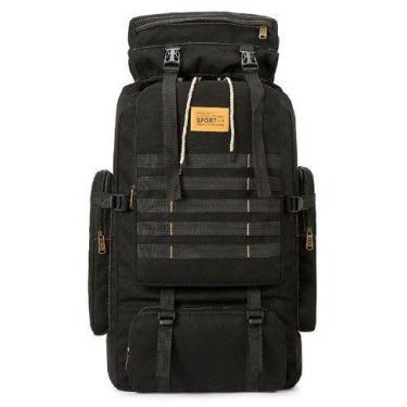 Imagem de Mochila Trilha Camping Acampamento 80l Litros Impermeável - Xway, Pret