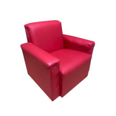 Imagem de Mini poltrona sofá infantil - vermelho - Negromonte Store