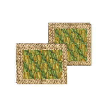 Imagem de Kit Jogo Americano + Guardanapo Milho/Palha - NSW, 2 Peças