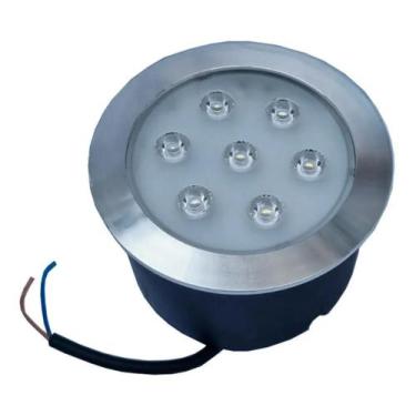 Imagem de Kit 10 Balizador Luminária Led 7W Blindado Chão Piso Jardim - Aaatop