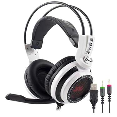 Imagem de Fone Gamer Headset Com Microfone Luz Led Plug P2 P3 Sound Effect 7.1