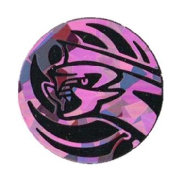 Imagem de Palkia Coin from The Pokemon Trading Card Game (Large Size) - Pink Cracked Ice Holofoil