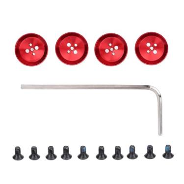 Imagem de Tampa do Motor do Drone, Tampa Protetora Leve de Liga de Alumínio para Avata 2, Evita Entrada de Poeira, Prolonga a Vida útil do Motor (Vermelho)