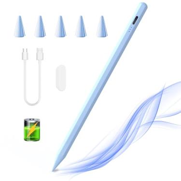 Imagem de Caneta Stylus para iPad de 6ª a 11ª geração, Apple iPad Stylus Pencil com rejeição de palma, compatível com 2018-2025 I Pad 6/7/8/9/10/11 Gen, Pro 33.0 cm/32.8 cm/27.9 cm/M4, Air 3/4/5/M2, Mini 5/6