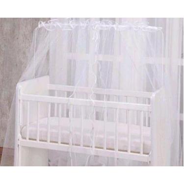 Imagem de Mosquiteiro Para Berço Padrão Americano Tela Mosqueteira Tule Bebe Cor