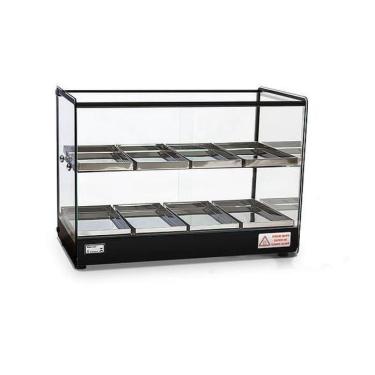 Imagem de Estufa Vitrine Aquecedor Para Salgados Dupla 8 Bandejas 220V