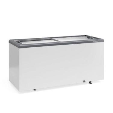 Imagem de Freezer Horizontal Ghd 500H Branco 500L 2 Tampa Vidro Sem Cesto 127V - Gelopar