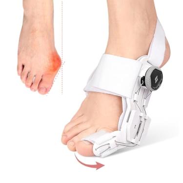 Imagem de JSHshield Corretor de Joanete Ergonômico para Mulheres e Homens Dedão do Pé, Alisador de Dedo do Pé Ajustável, Alívio Ortopédico da Dor da Tala de Joanete para Suporte Diurno/Noturno (1PCS)