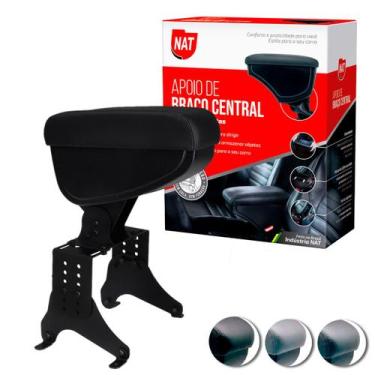 Imagem de Apoio de Braço Universal Com Porta Objeto - Nat, Preto C/Linha Preta