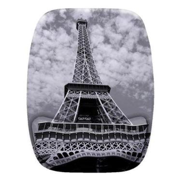 Imagem de Mouse Pad Ergonomico Eiffel Torre Paris Cinza - Maluco por Caneca