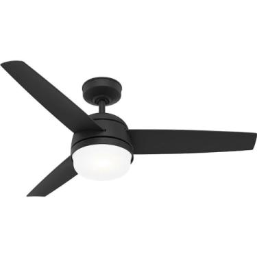 Imagem de Hunter Fan Company Ventilador de teto 51472 Midtown, 48, preto fosco