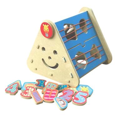 Imagem de Brinquedo Encaixa Formas Em Madeira - 15 - Toptoy Brasil