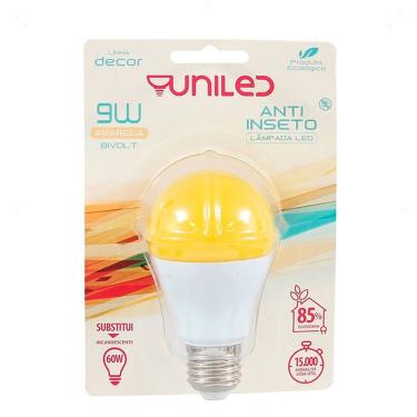 Imagem de Lâmpada Led Anti Inseto 9w Luz Amarela Bivolt Qhs - Uniled