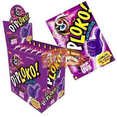 Imagem de Pirulito dip loko boom 15unx11g danilla, UVA