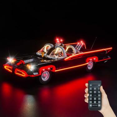 Imagem de Hilighting Kit De Iluminação Led Atualizado Compatível Com Lego Batman: The Classic Tv Series Batmobile Building Set, Versão Rc 76328 (Modelo Não Incluído)
