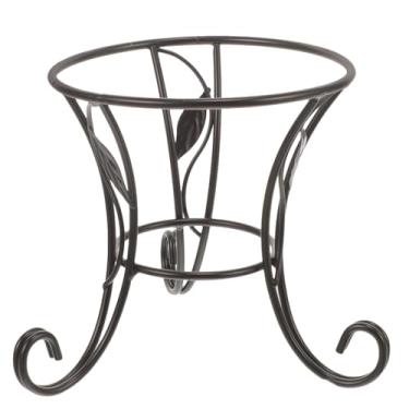 Imagem de Toddmomy Suporte Para Bola De Cristal, Esfera Ferro, Cavalete Redondo, Vaso Flores, Tigela Vidro, Anel, Globo, 12,50 X 12,00 Cm, Preto