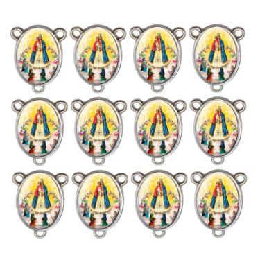 Imagem de 10 Entremeio Nossa Senhora do Bom Parto Oval Montagem Terços