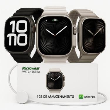 Imagem de Relogio Smartwatch Microwear U3w Ultra 49mm Serie 10 1GB de Memoria Co