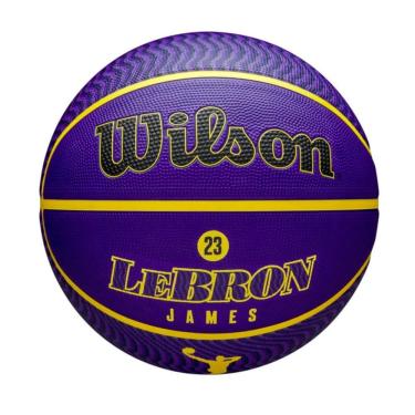 Imagem de Bola de Basquete NBA Player Icon Lebron James Tamanho 7 Quadra Outdoor Wilson