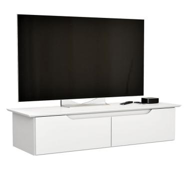 Imagem de Rack Aparador Suspenso Flex Com 2 Portas Flop Branco