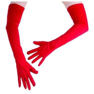 Imagem de Luva Longa de Lycra - Yang Dong Hong, VERMELHO