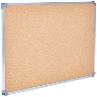 Imagem de Stalo Quadro Aviso Moldura Aluminio Cortica Aparente Multicor 90X60Cm