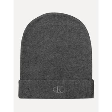 Imagem de Gorro/Touca Calvin Klein Jeans Masculino Bordado Chumbo-Masculino