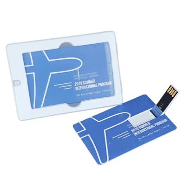 Imagem de Pen drive USB para cartão de crédito personalizado, pacote com 50 cartões pretos personalizados USB 2.0, ideal para negócios, educação, corporações, estúdios de fotografia e música (128 GB, com caixa