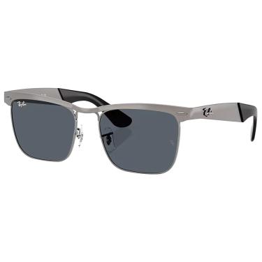 Imagem de Óculos de Sol Ray-Ban Wayfarer Deluxe 0RB3875 029/R5 Tam 56 / Chumbo - Lentes Azul