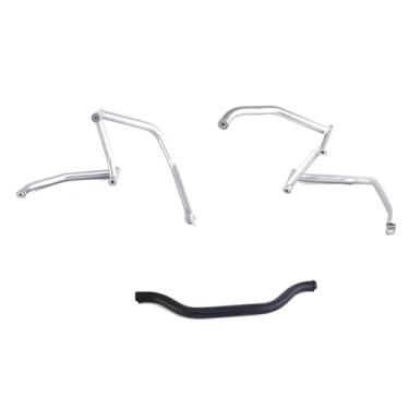 Imagem de Barra antiqueda de proteção de motocicleta para CF800MT (um conjunto de guarda-corpo e barra antiqueda - prata)