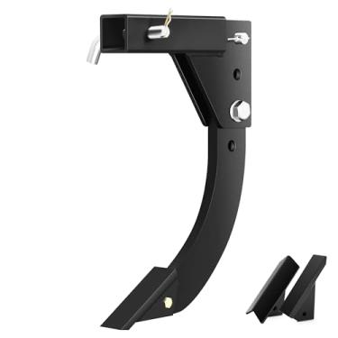 Imagem de LTSEAME A valetadeira montada no engate serve para engate de 3 pontos, arado de haste de vala ajustável de 40,6 cm, subsolador resistente, estriador de grama de engate para trator ATV/UTV, escavador