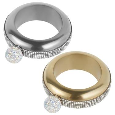 Imagem de 2 peças de cantil de pulseira pulseira de vinho de 100 ml frasco de aço inoxidável 304 com tampa de strass frasco decorativo para festas femininas e meninas