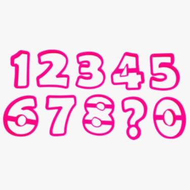 Imagem de Kit de Cortadores de Plástico para Velas de Números Biscuit Pink - UDlandia