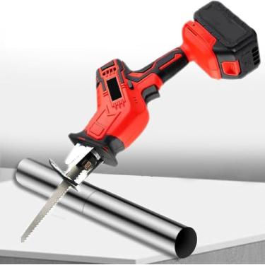 Imagem de Serra De Osso, Serra De Açougueiro Elétrico, Máquina De Serra De Osso Multifutiol Sem Fio Portátil Professiol Para Madeira/Metal/Ossos Duros, Velocidade Infinitamente Va, Battery