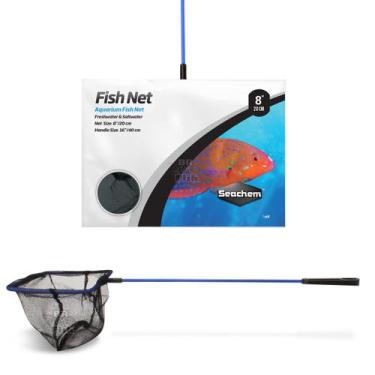 Imagem de Rede Para Peixes Aquários Seachem Fish Net 20cm Malha Padrão