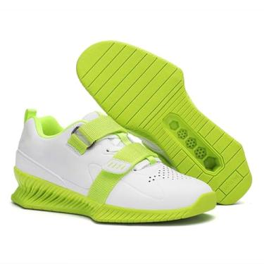 Imagem de Tênis de agachamento para levantamento de peso masculino - Tênis ginástica indoor Balance Comprehensive Training Shoes Powerlifting e musculação Fitness Cross-Trainer Sneaker