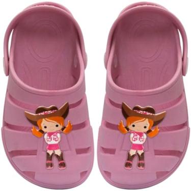 Imagem de Sandalia Babuche Feminino Nº 19 ao 28 Chinelo Infantil Boiadeira Menina 12.114 (Rosa, BR, Criança de 4 a 8 anos, Numérico, 32)