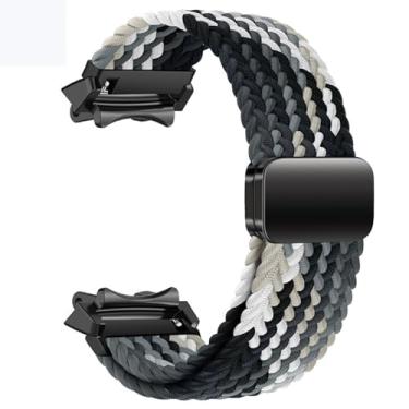 Imagem de Pulseiras esportivas de nylon compatíveis com Amazfit T-Rex 3, pulseiras trançadas macias e respiráveis para T-Rex 3 pulseiras femininas e masculinas (cinza)