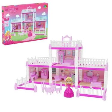 Imagem de Brinquedo Castelo das Princesas, Educativo e Criativo com Bonecas e Mó