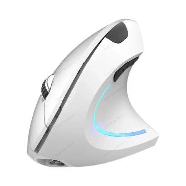 Imagem de Mouse Vertical Ergonômico Sem Fio Bluetooth 5.1 Recarregável Silencios